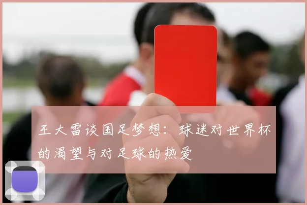 王大雷谈国足梦想：球迷对世界杯的渴望与对足球的热爱